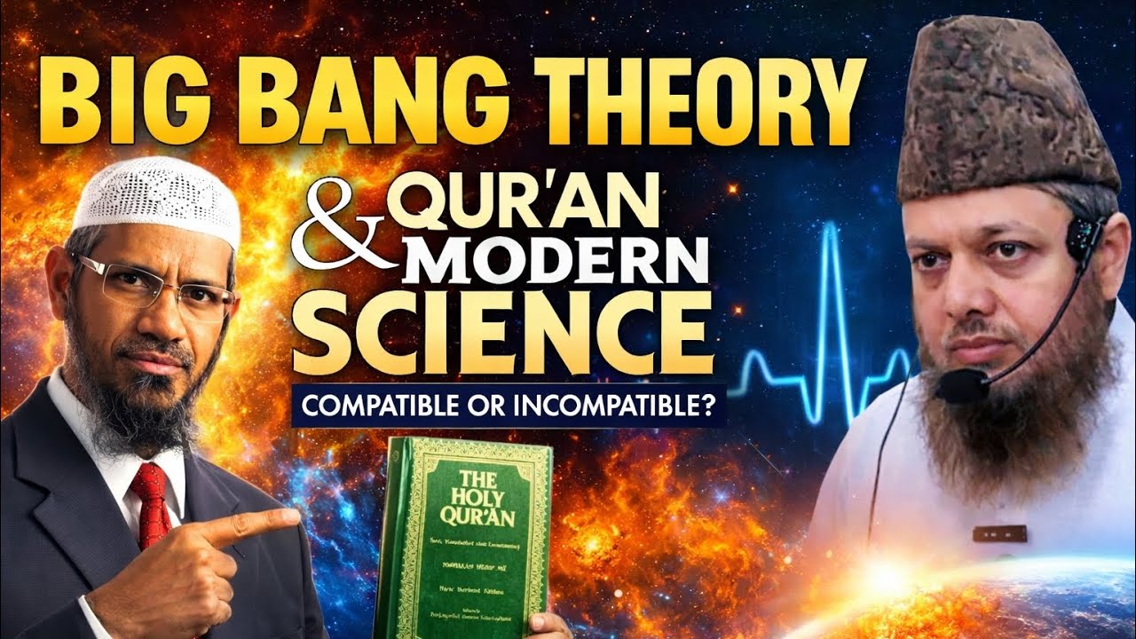 Quran & modern science compatible or incompatible❓️big bang theory❓️dr ajmal manzoor sanabili madani
