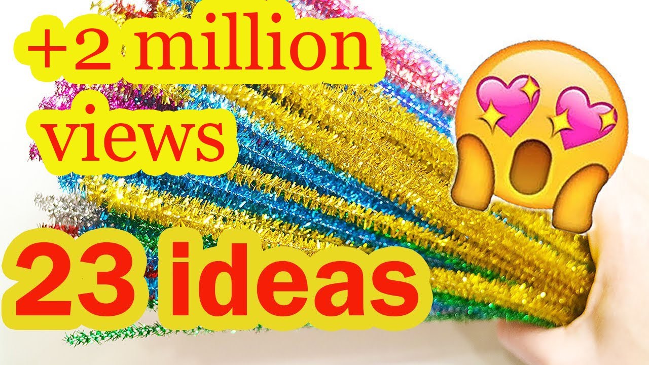 23 ИДЕИ 🔥🔥🔥 Из Синельной Проволоки🔥 Поделки На Новый Год и Рождество🔥 Большой Сборник