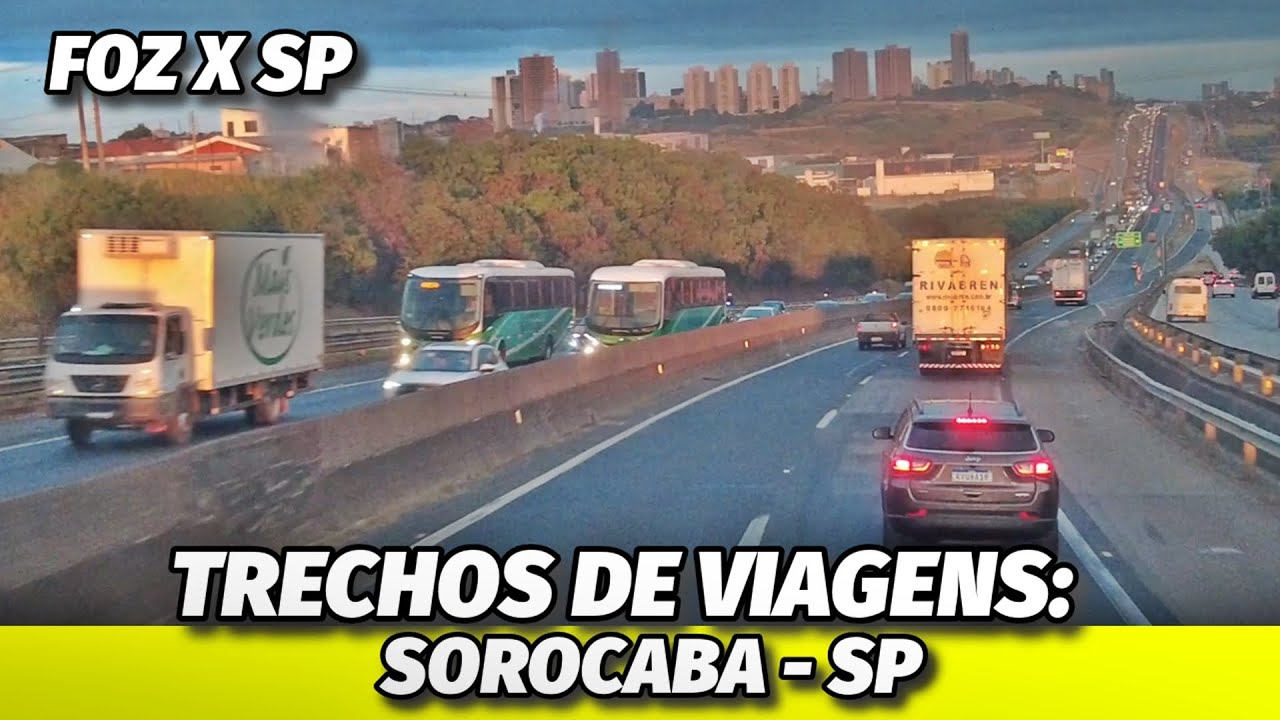 TRECHOS DA VIAGEM: FOZ DO IGUAÇU x SÃO PAULO NA CATARINENSE! TRECHO SOROCABA/SP