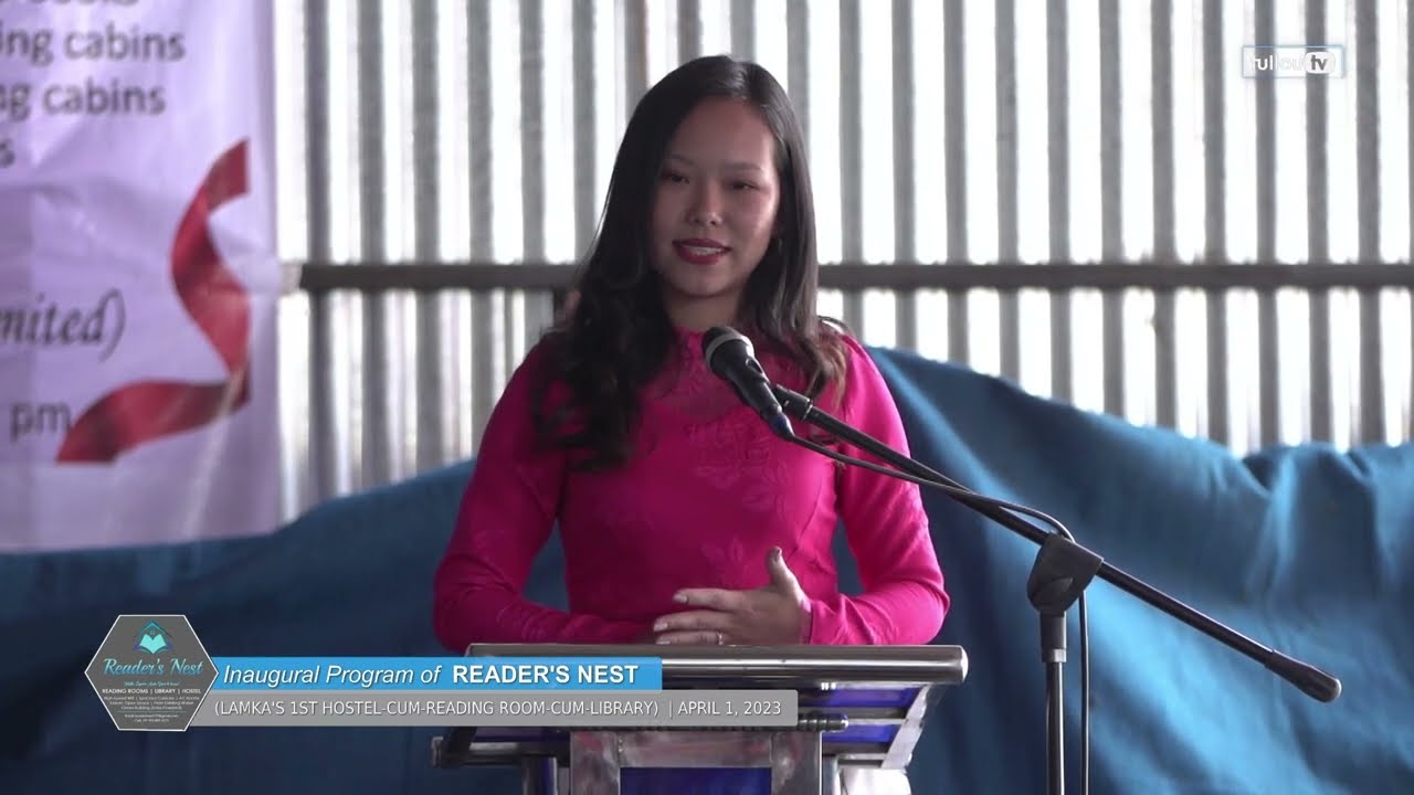 Introduction of Reader's Nest by Mrs. Tinghoinem Guite