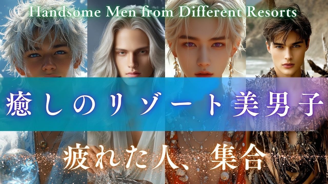 【非日常】いろいろなリゾートイケメンたち｜癒しの楽園コレクション Resort Handsome Men Collection | Healing Paradise