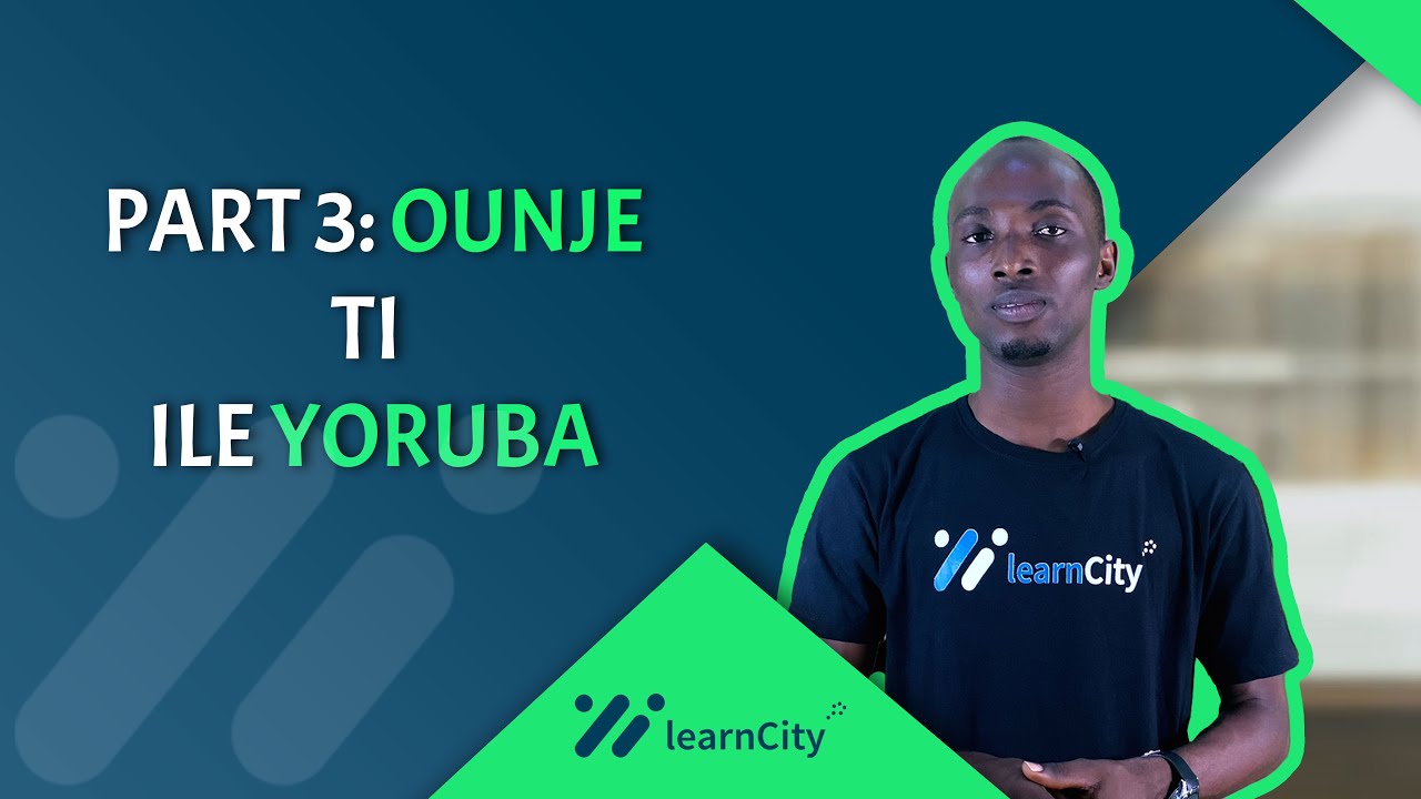 Awon Orisi ounje Ile Yoruba; LAFUN ATI SAPALA:ABARI | Ede Yoruba | SSCE | NECO | WAEC | JAMB