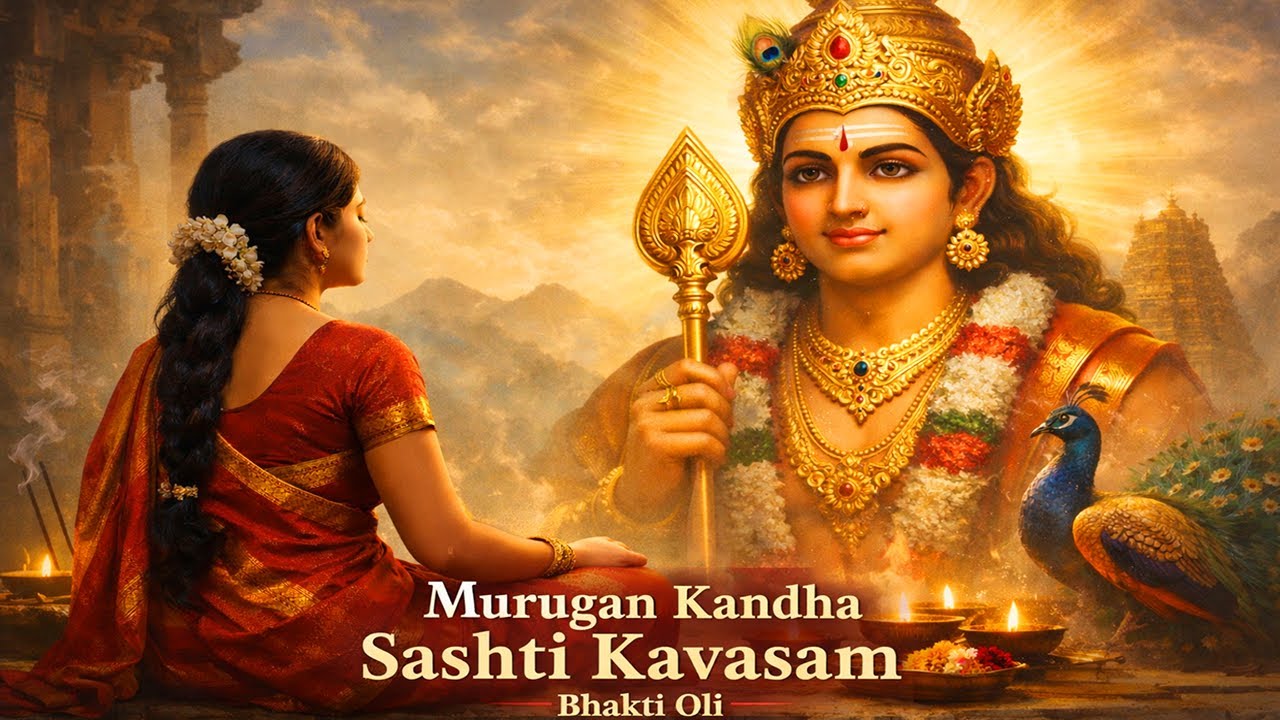 Murugan Kandha Sashti Kavasam | Peaceful Tamil Devotional Chant for Mental Calm | Bhakti Oli