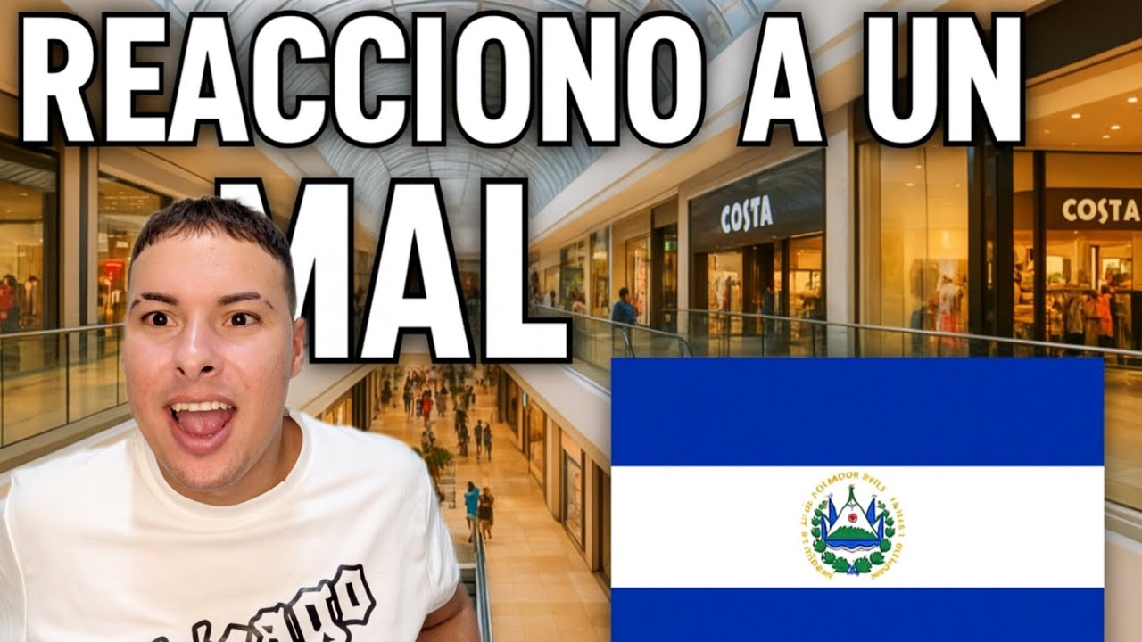 Cubano reacciona por primera vez a un Centro comercial en el Salvador