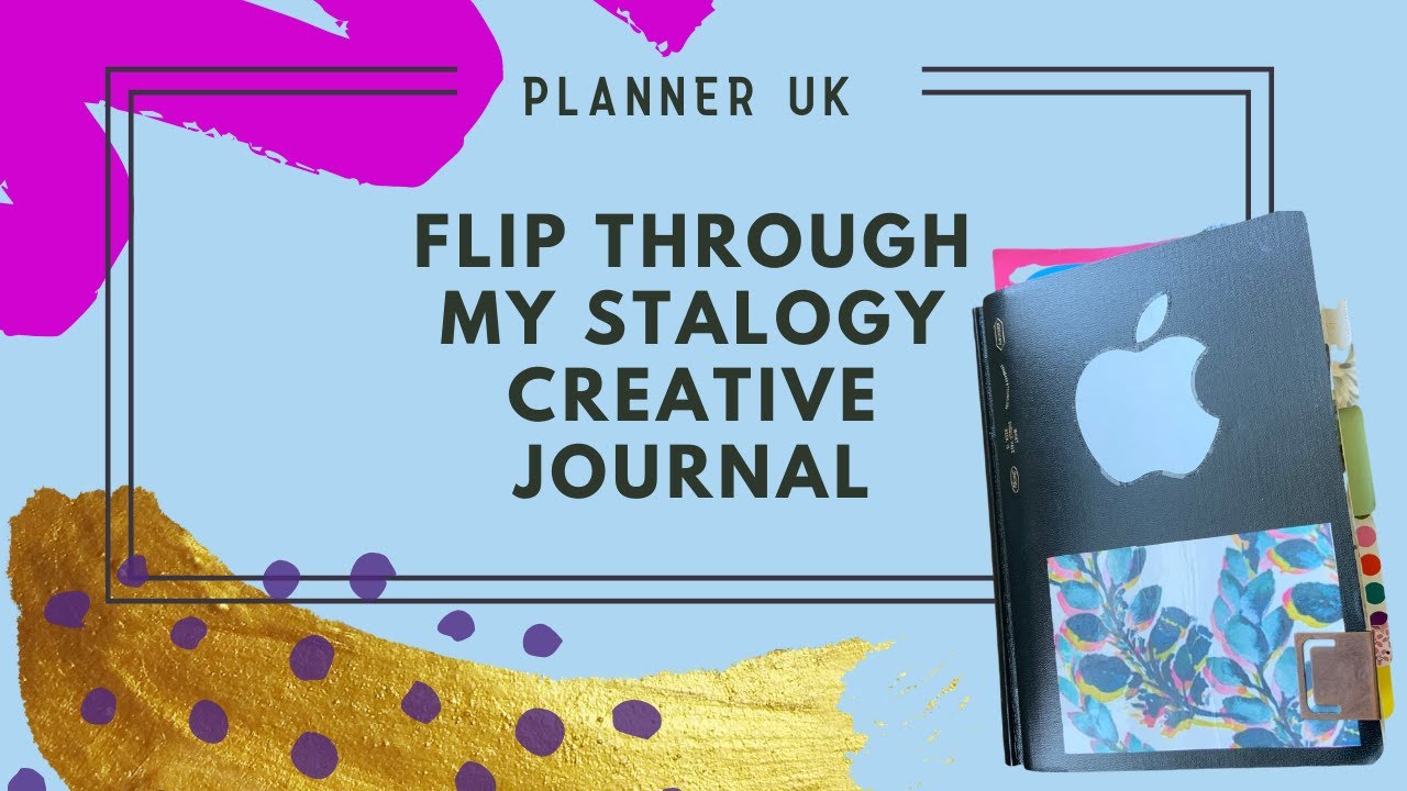 Flip Through my First Ever Completed B6 Stalogy Creative Journal - Planner UK