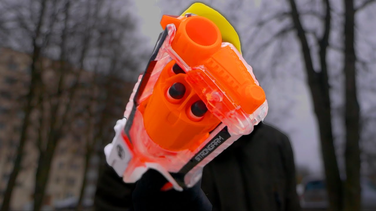 ОБЗОР САМОГО КРУТОГО И НОВОГО БЛАСТЕРА НЁРФ 2019 СТРОНГАРМ // STRONGARM NERF