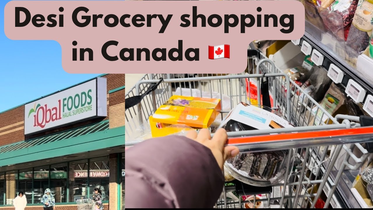 Desi Grocery shopping in Canada | BeenVlogs