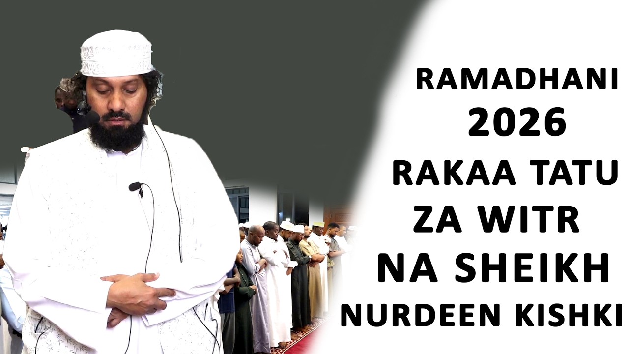 RAHA WANAZOPATA WAUMINI WA MASJID AMBIYAA TEMEKE SHEIKH KISHKI AKIHITIMISHA SWALA YA TARAWEHE JANA