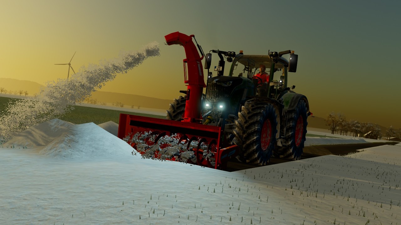 Lets play we hebben sneeuw in Reslövs Socken Zweden FS22 #8