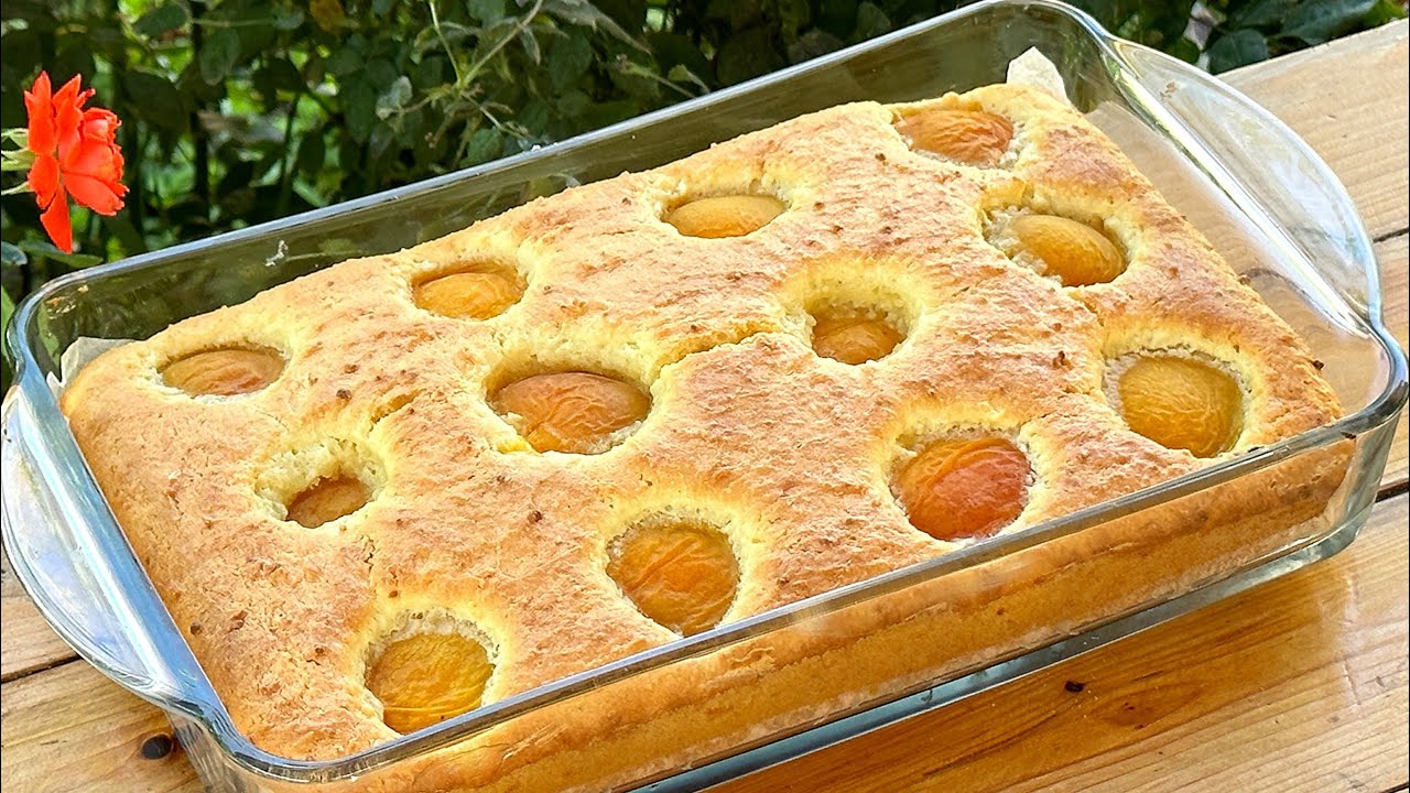 Пирог с творогом и абрикосами! Абрикосовый пирог который тает во рту! Просто и очень вкусно!