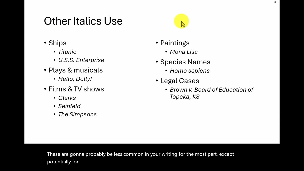 Chicago Formatting Basics, Part 1