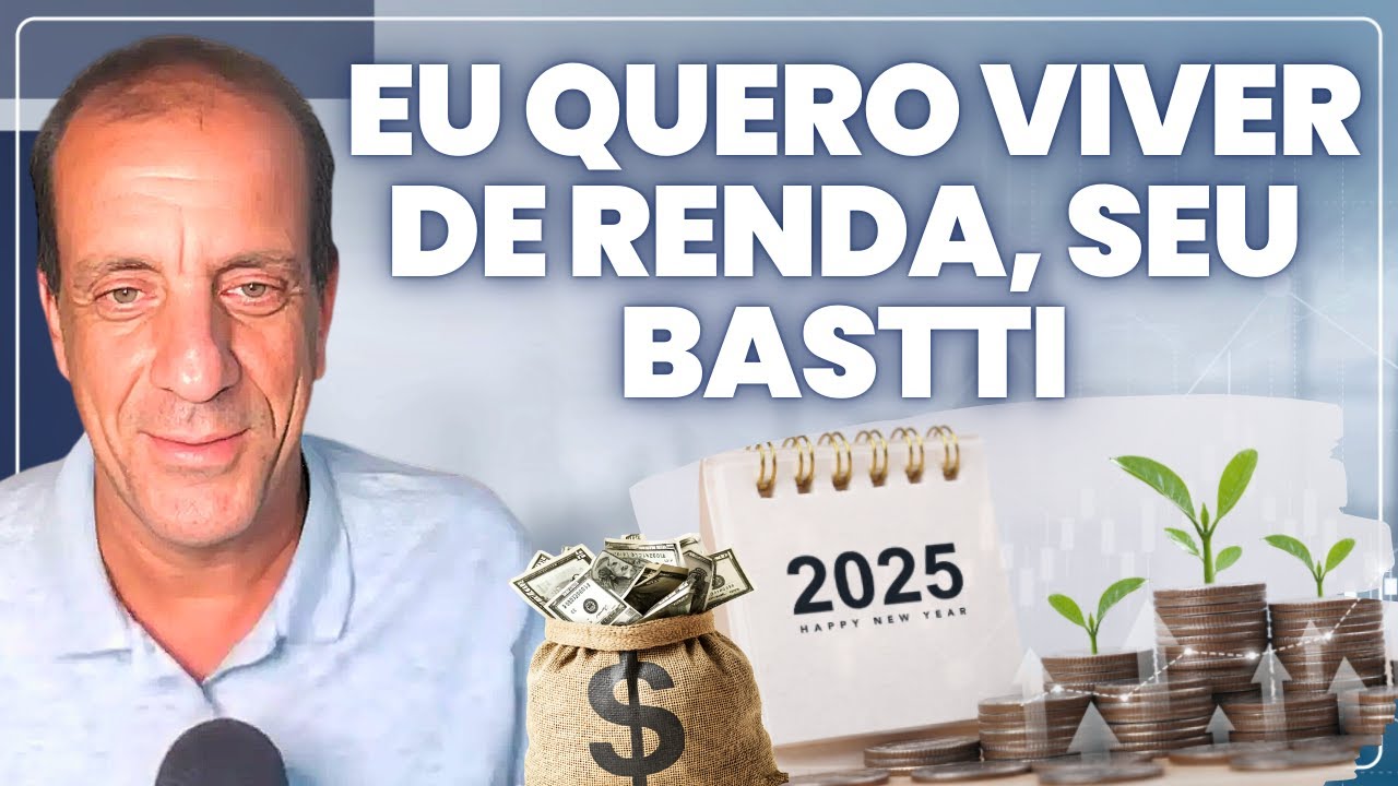 RENDA dos INVESTIMENTOS, o CAMINHO para a TRANQUILIDADE? - Live do Bastter