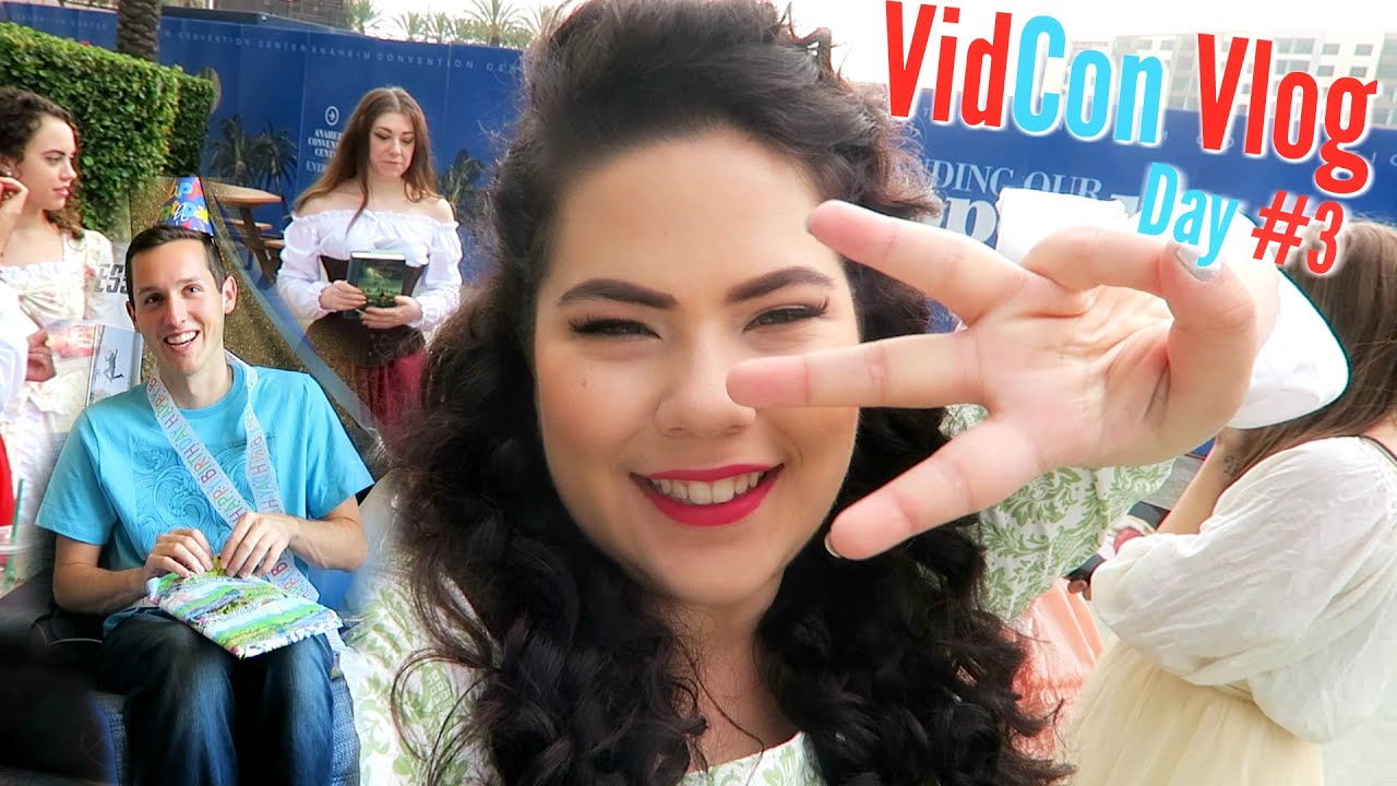 Hamilton & Jesse's Birthday Surprise | VIDCON VLOGS 2016 | Day 3