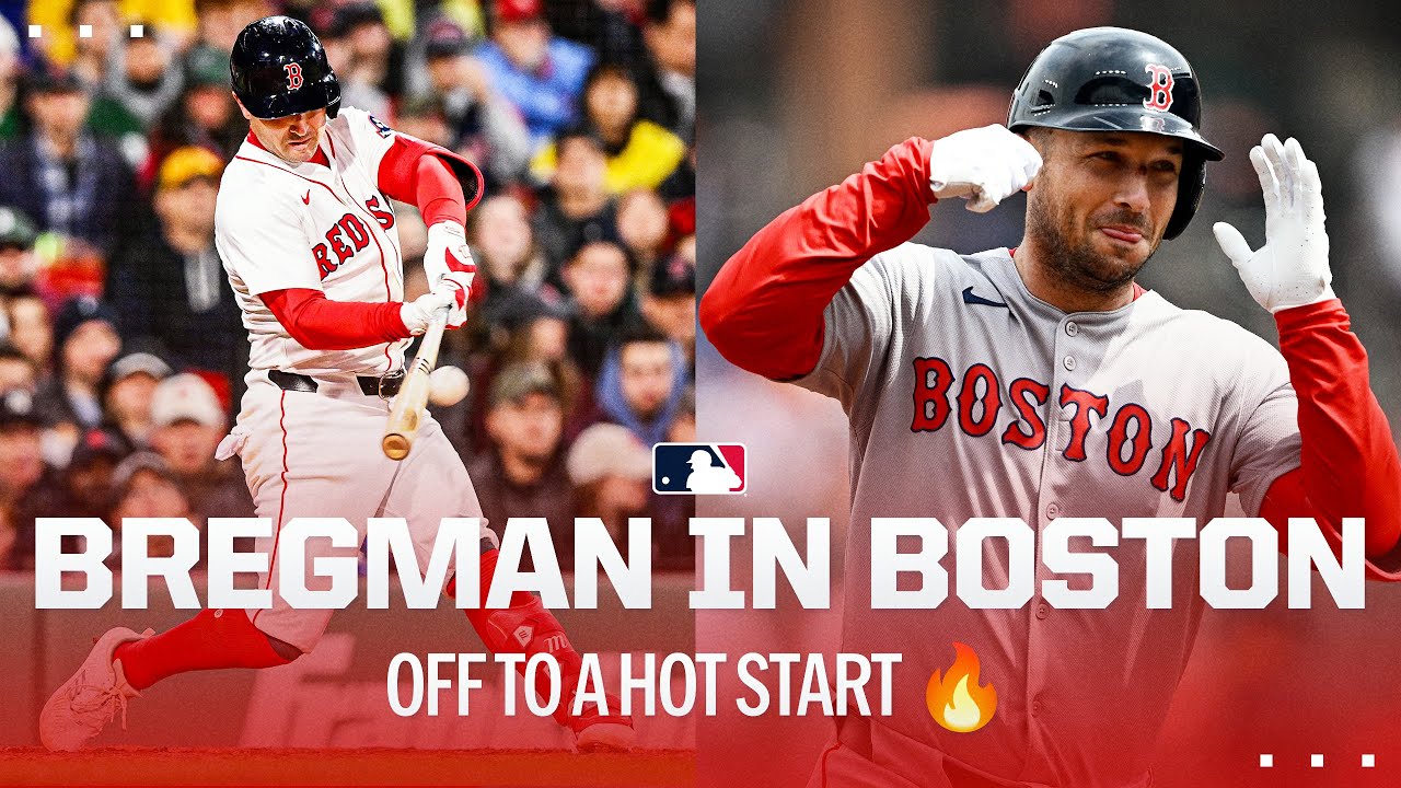 Alex Bregman is ON FIRE in his first games with the Red Sox 🔥