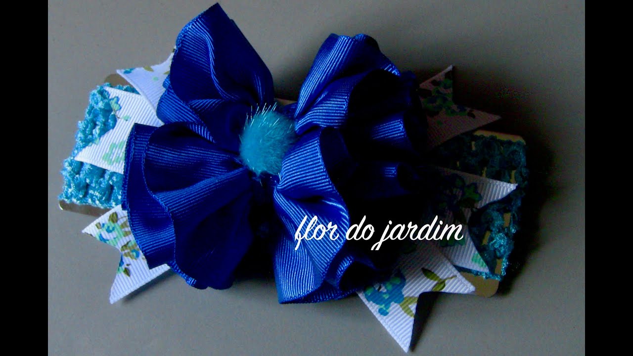 DIY - Laço flocado Joaninha