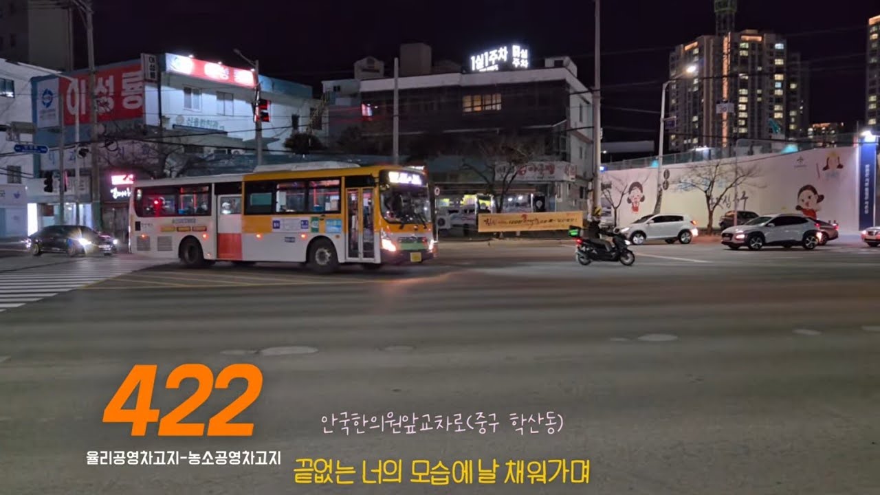 [4K] 때론 아프고 그립고 또 아름답다 | 울산버스 422번