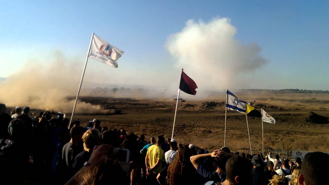 תרגיל אש במסגרת מסע בעקבות לוחמים 2013