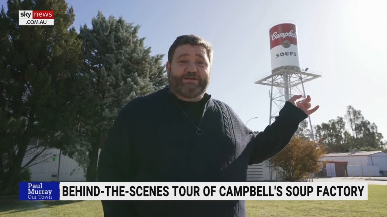 Paul Murray visits Campbell Soup factory in Shepparton Victoria