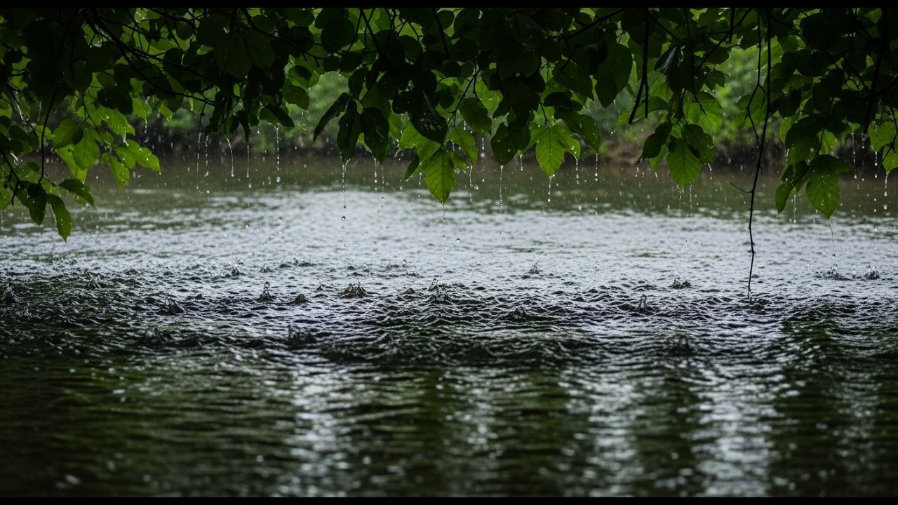 30 MINUTES Gentle Rain at Night, Rain Sounds for Sleep, Insomnia, Relaxing, Meditation, Yoga, Study