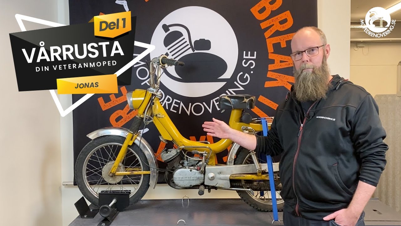 V&aring;rrusta din veteranmoped - Del 1: Introduktion
