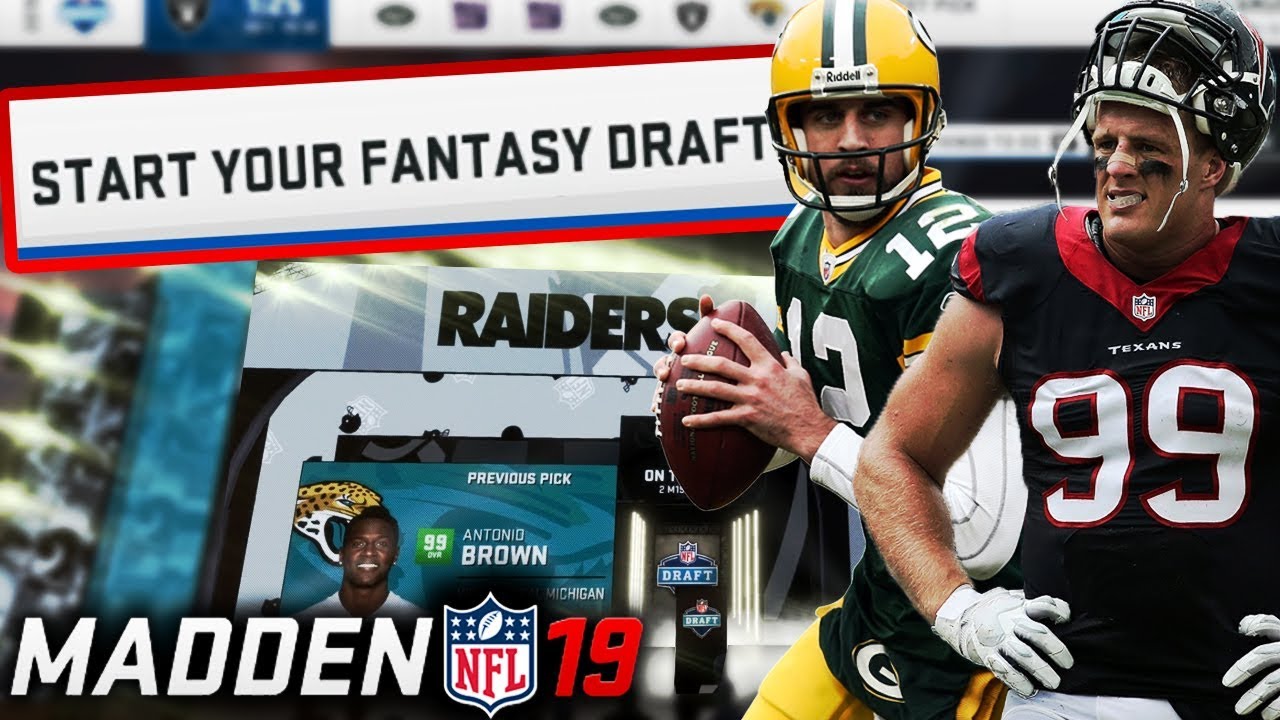 Madden 19 Fantasy Draft! Madden 19 Connected Franchise Draft