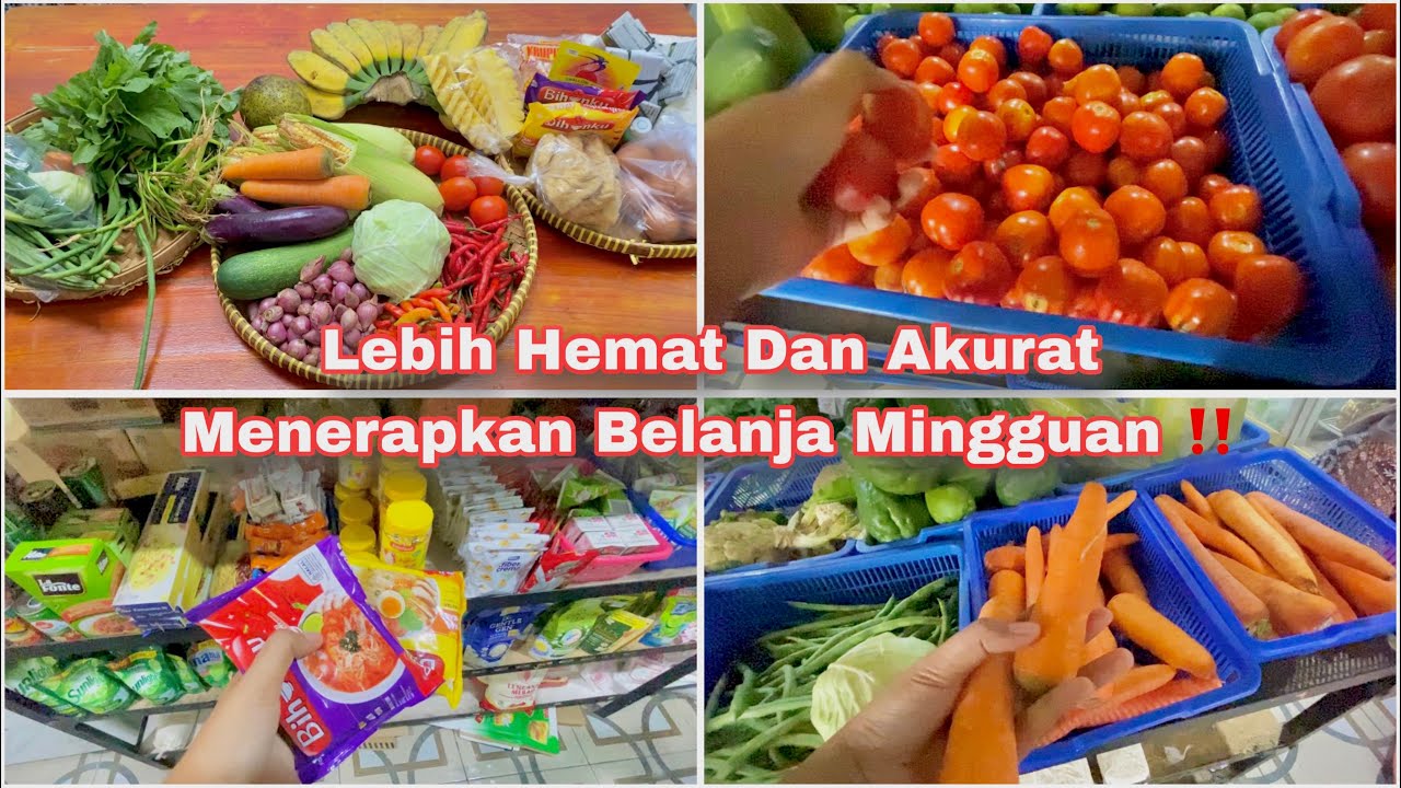 BELANJA MINGGUAN UNTUK FOODPREP ‼️ BUDGET 200 RIBU ‼️