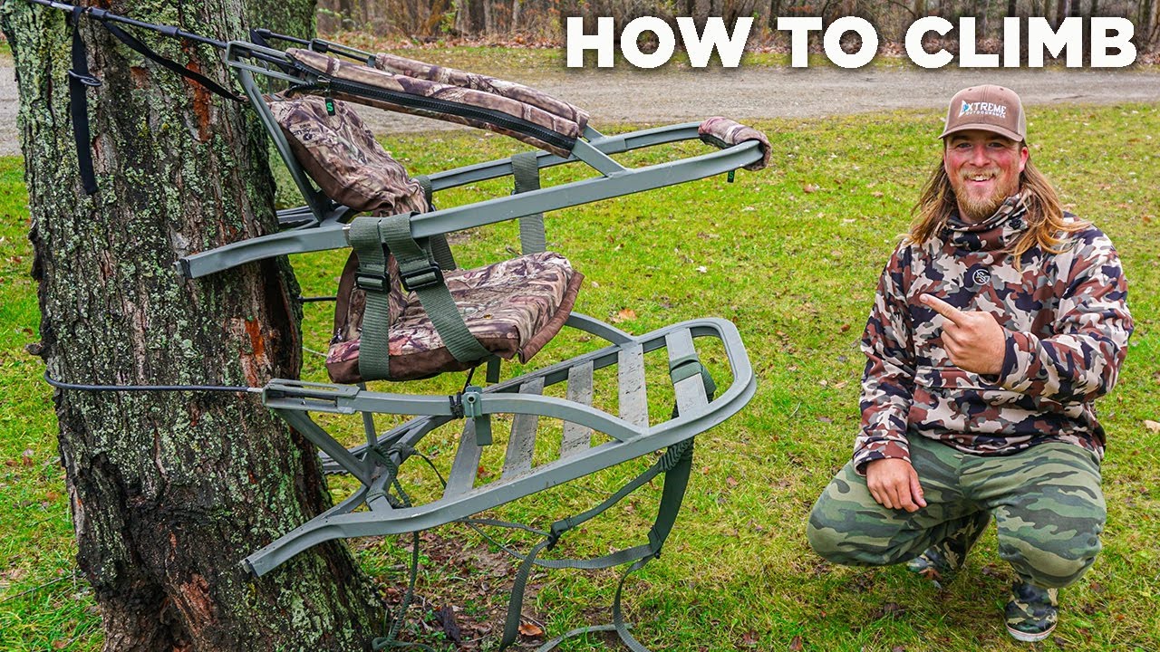 Как использовать подставку для дерева CLIMBER Tree Stand I Summit Viper Climber TreeStand 2023