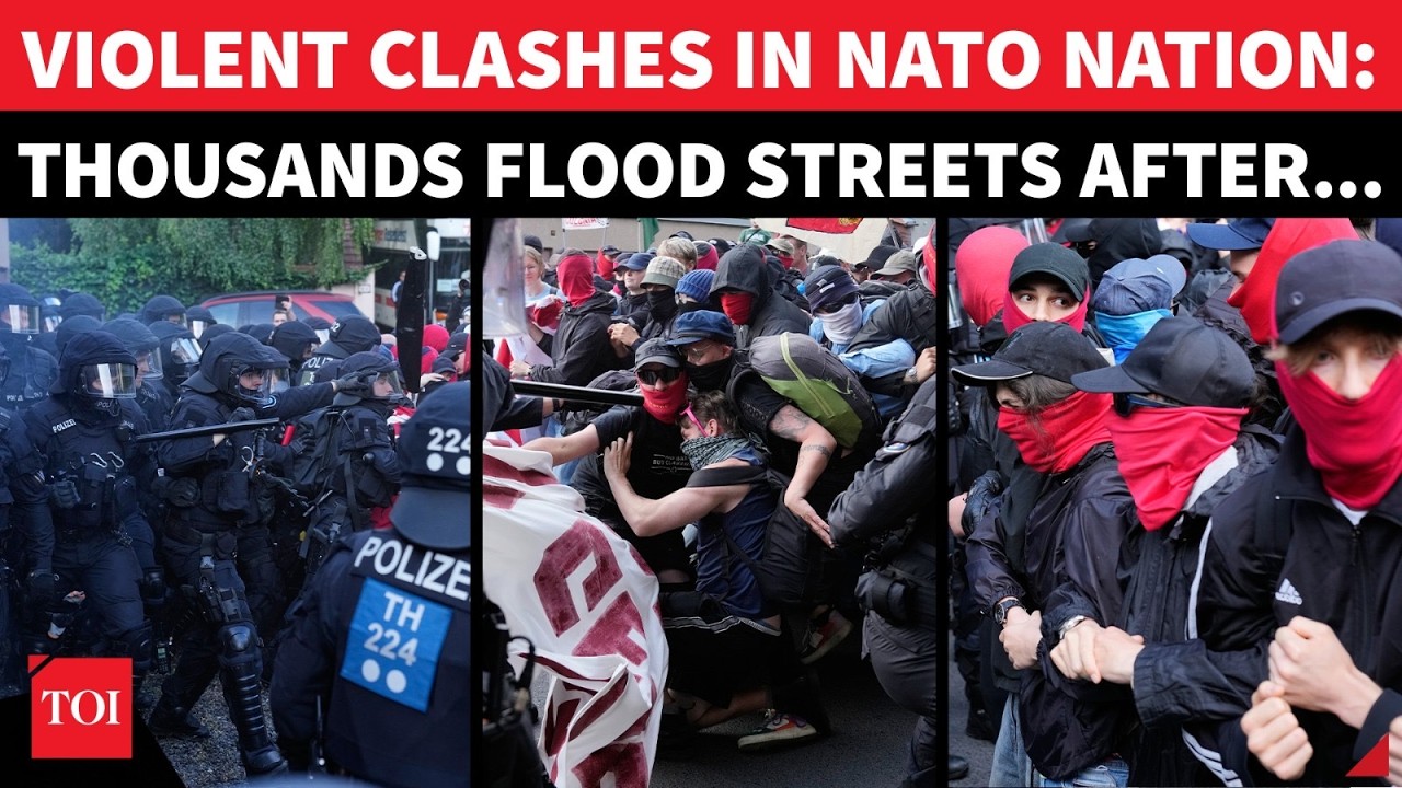 GERMANY BOILS! Rioters Clash With Police as Far-Right AfD Summit Sparks Fury Amid Nazi Anniversary
