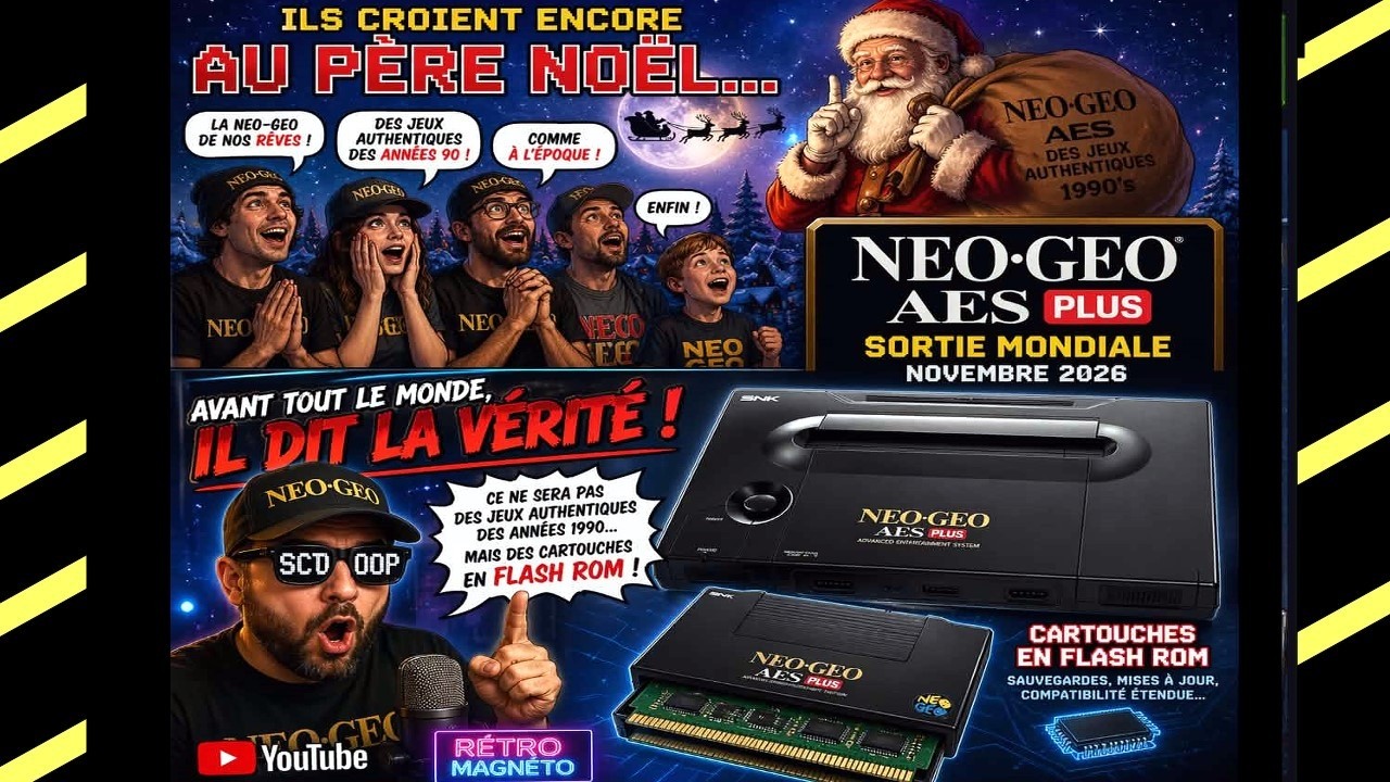 On l'avait pr&eacute;dit ! Les flash roms pour des cartouches NEOGEO 2026
