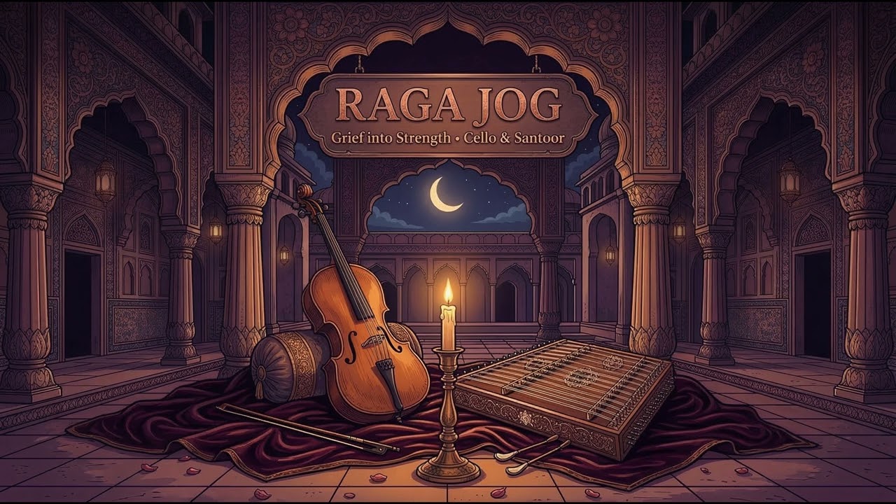 Ancient Raga Jog for Transmuting Grief into Strength with Cello and Santoor