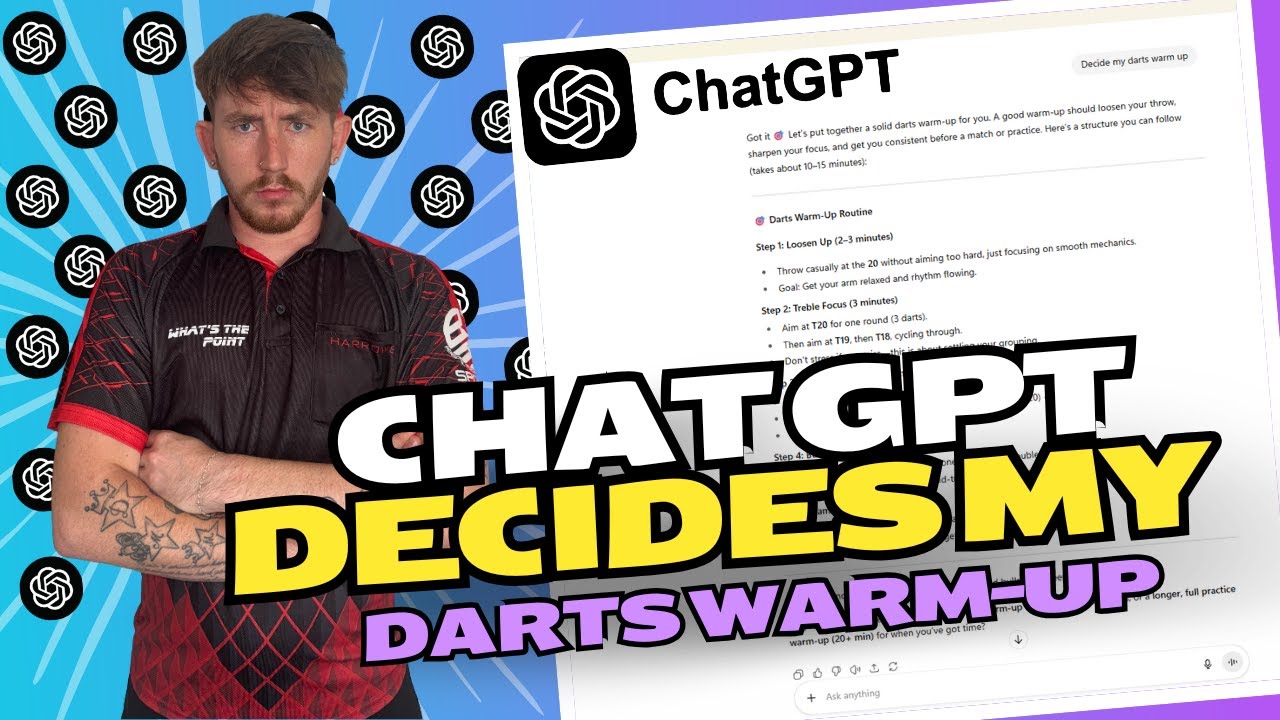 Chat GPT Decides My Darts Warm Up