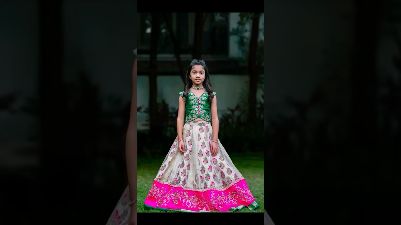 Allu Arha's Day-9 Navarathri look photos#navratrilooks#alluarha#allusnehareddy