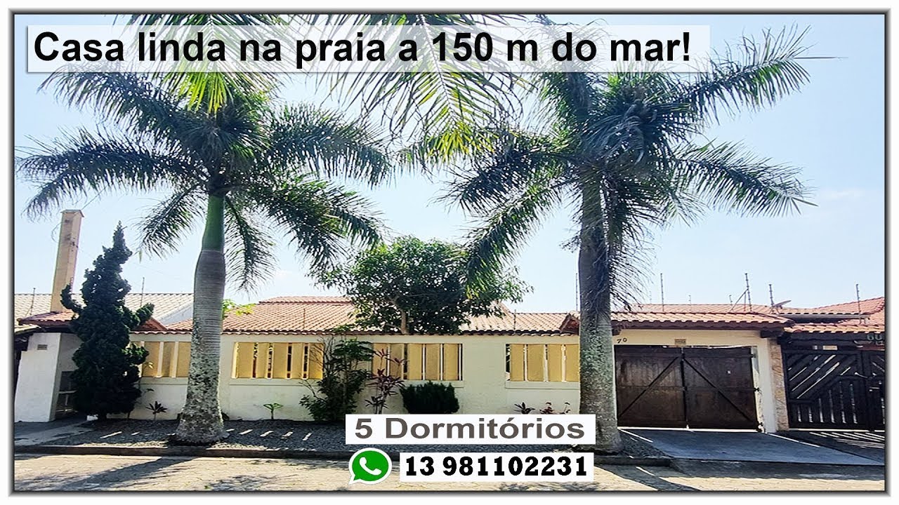 🏠 Casa linda na praia a 150 m do mar com terrenão bom preço!