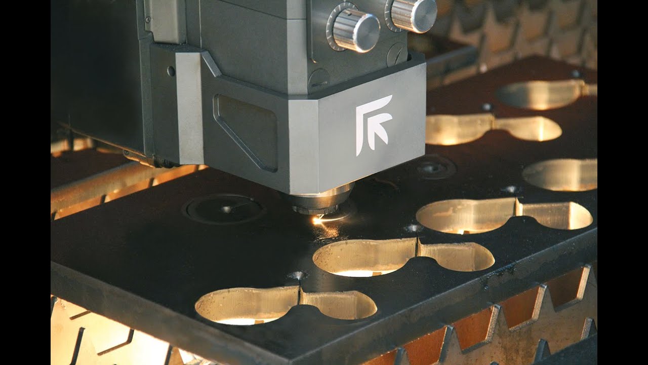 Prima Power Platino Fiber with 4kw Laser Cutting Demonstration