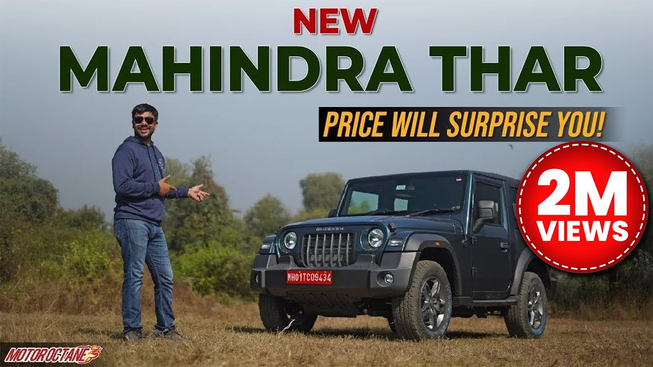 New Mahindra Thar - Forget Brezza, Venue, Nexon! Rs 9.99 lakhs onwards