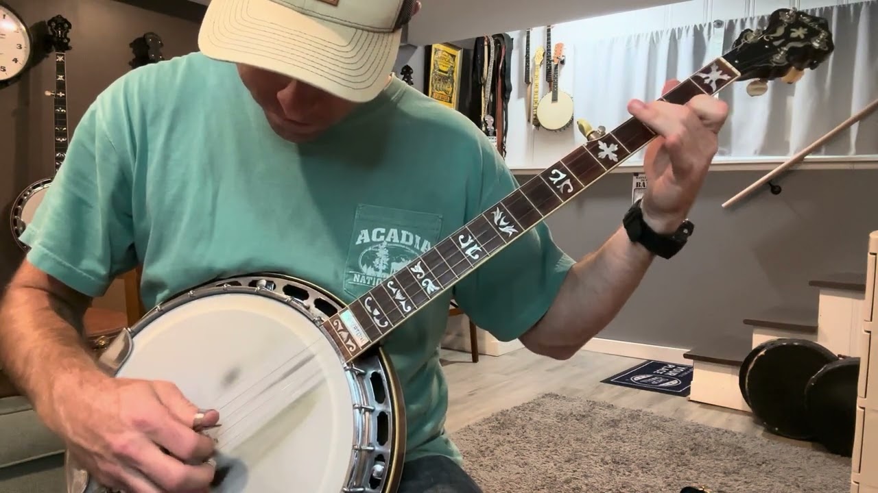 1929 Gibson RB4 Coversion w/ Frank Neat Neck ONE PIECE FLANGE - FOR SALE - Turtle Hill Banjo Company