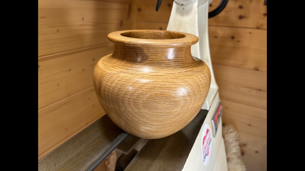 Vase Oaklay II. || Woodturning
