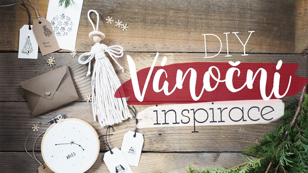 Vánoční DIY inspirace | balení, dárky, kartičky, vyšívání