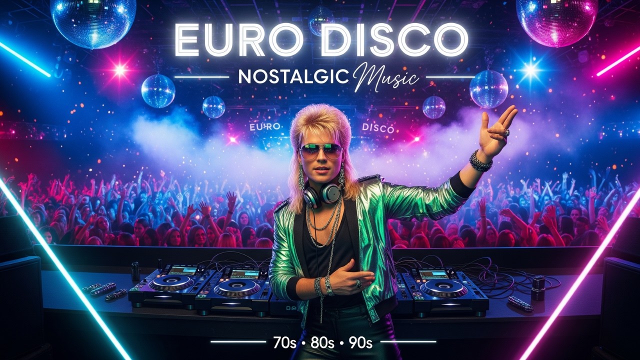 Neon Retro Euro Groove 1980s | High-Energy Night Mix for Nonstop Dance Vibes 🔊