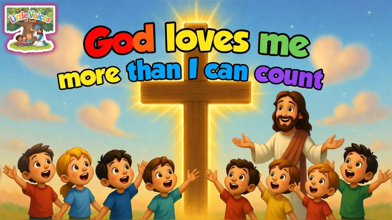 God Loves Me More Than I Can Count | Best Kids Bible Song About God’s blessings & Love | joyful song