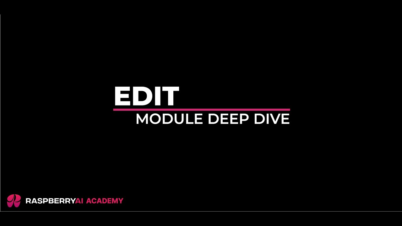 Refining Fashion Images in Raspberry AI | Full Edit Module Tutorial