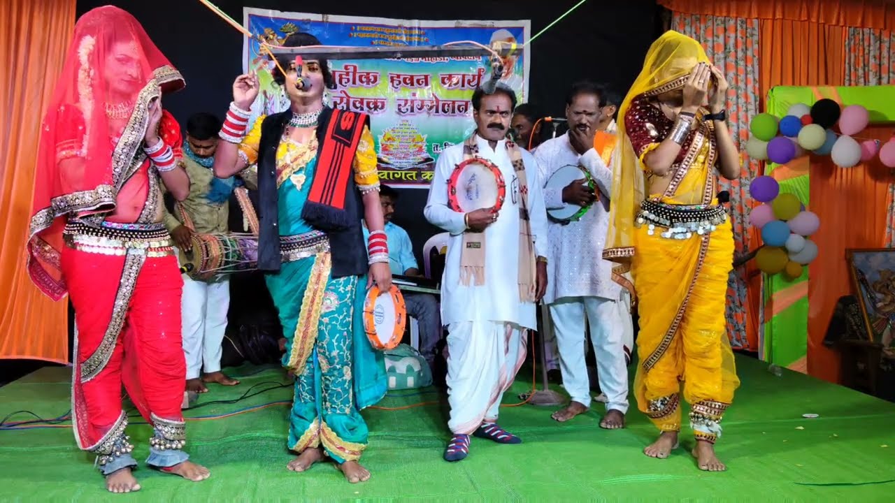 शाहीर. वसंतजी धोपे यांचा परमात्मा एक कलापथक पचखेडी (भंडारा) या ठिकाणी झाला पार्ट 1 ला वंदन गीत गायन.