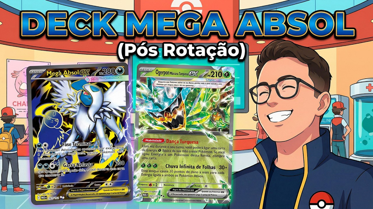 DECK MEGA ABSOL PÓS-ROTAÇÃO! | Pokemon TCG