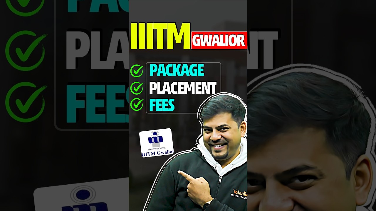 IIITM Gwalior: Everything You Need to Know 😃 #jee #jeemains #jeeadvanced #shorts #education #iit