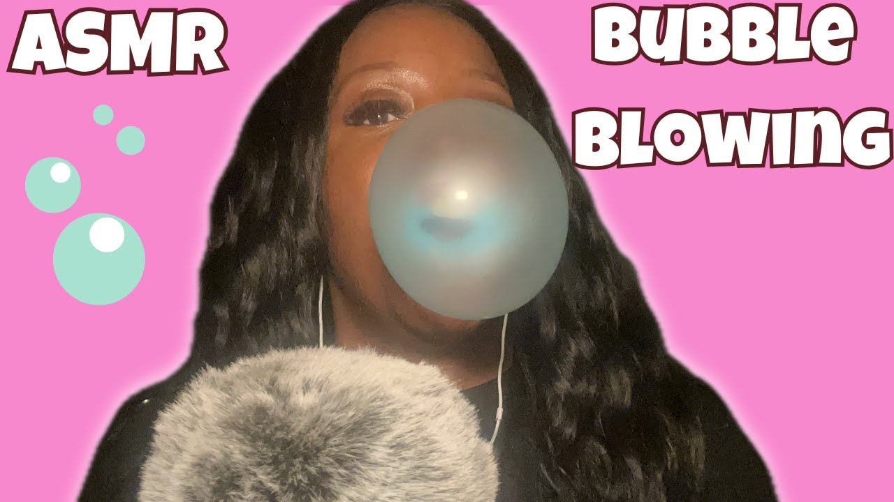 ASMR Gum Chewing & Bubble Blowing | Mouth Sounds No Talking 🤫