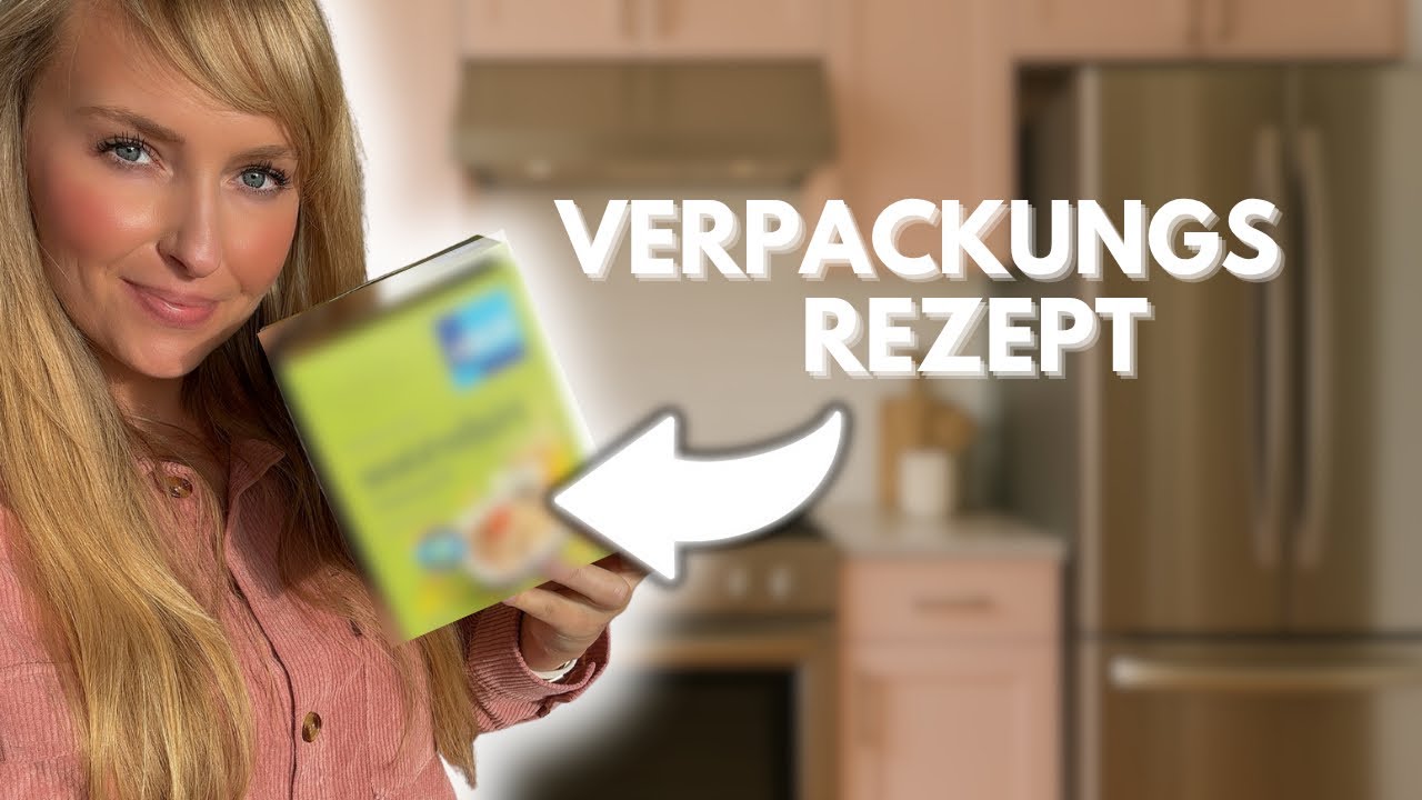 KANN DAS SCHMECKEN? Ich teste Rezepte von Verpackungen 🔥