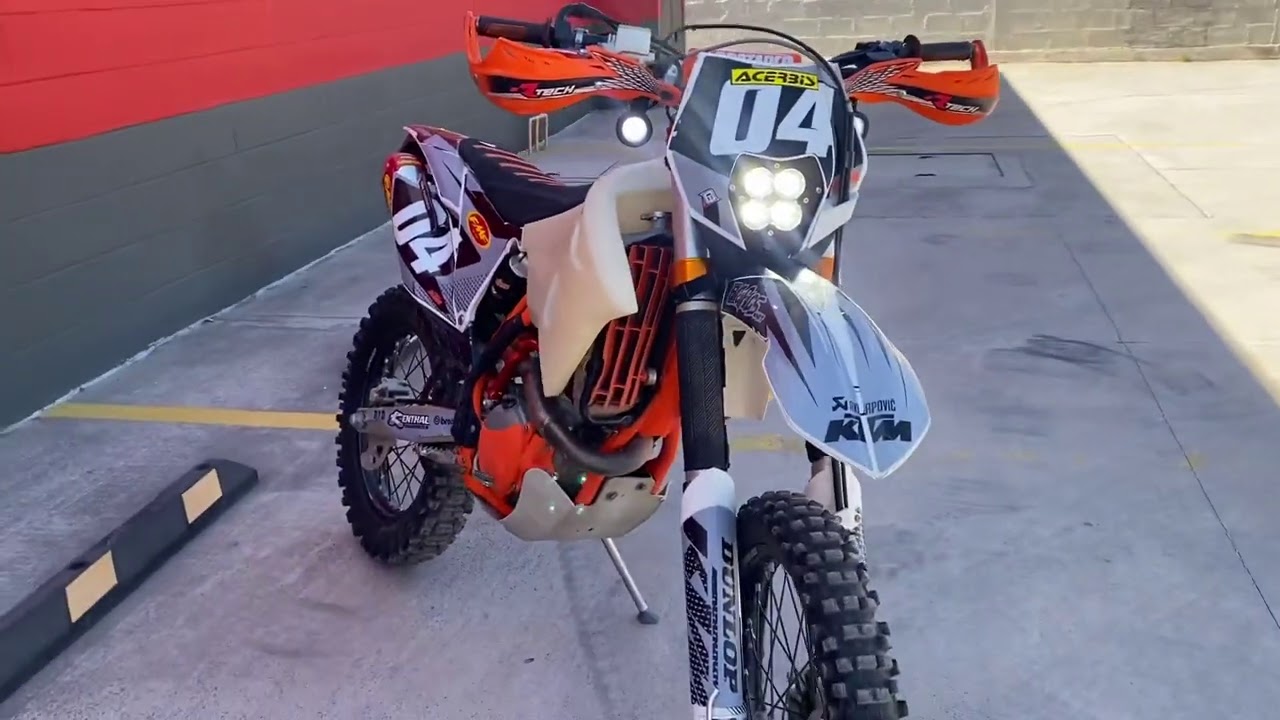 ASÍ SUENA UNA KTM SIX DAYS CON ESCAPE FMF!!!