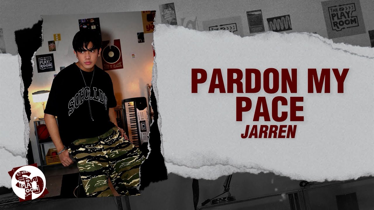JARREN - 'Pardon My Pace' Official Lyric Video | LIVE at The PlayRoom!