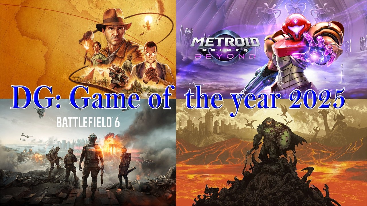 Game of The Year 2025 Official DG Picks + Anticipated Games