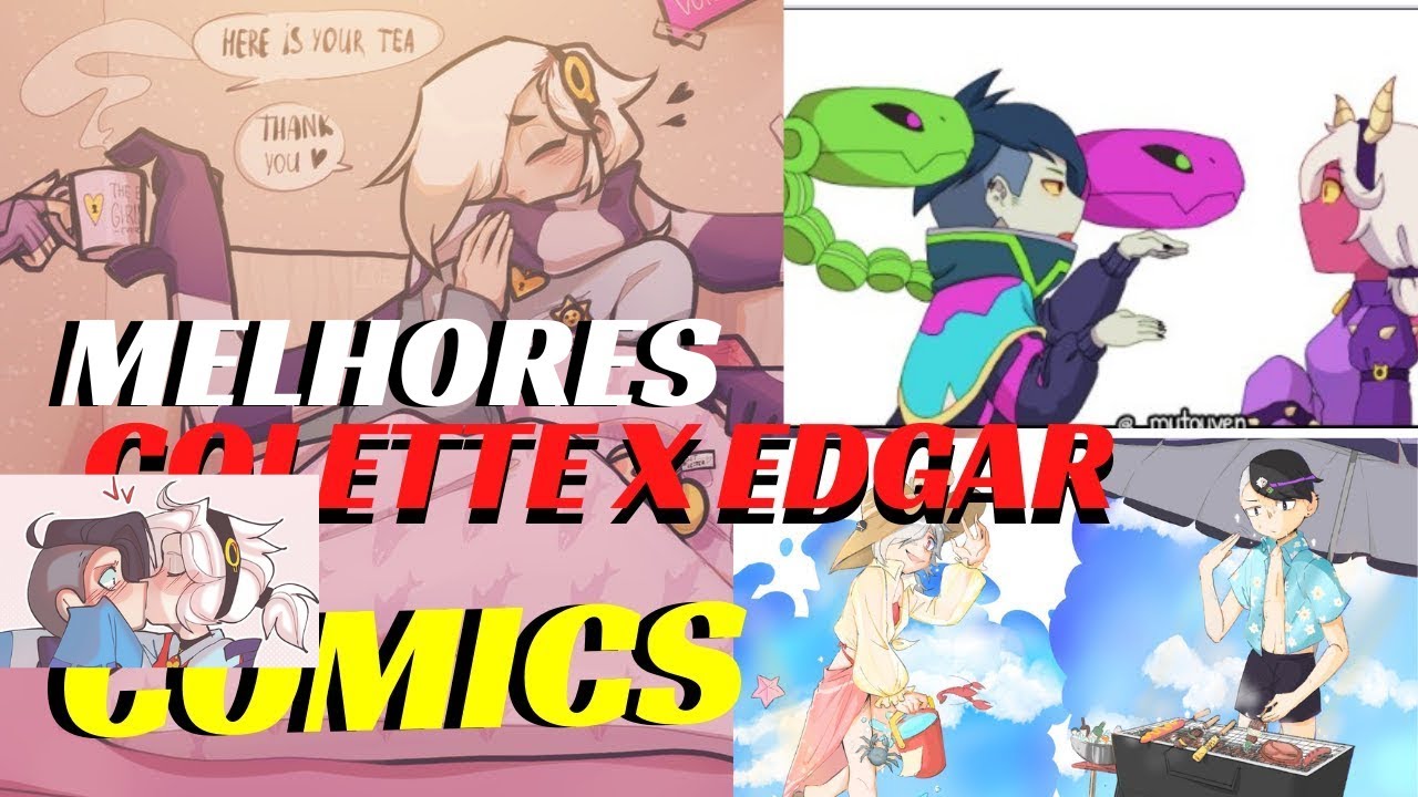 BRAWL STARS TOP BEST  HQ COMICS   ANIMATION COLETTE X EDGAR  SHIP HQ COMICS   ANIMATION funny moment